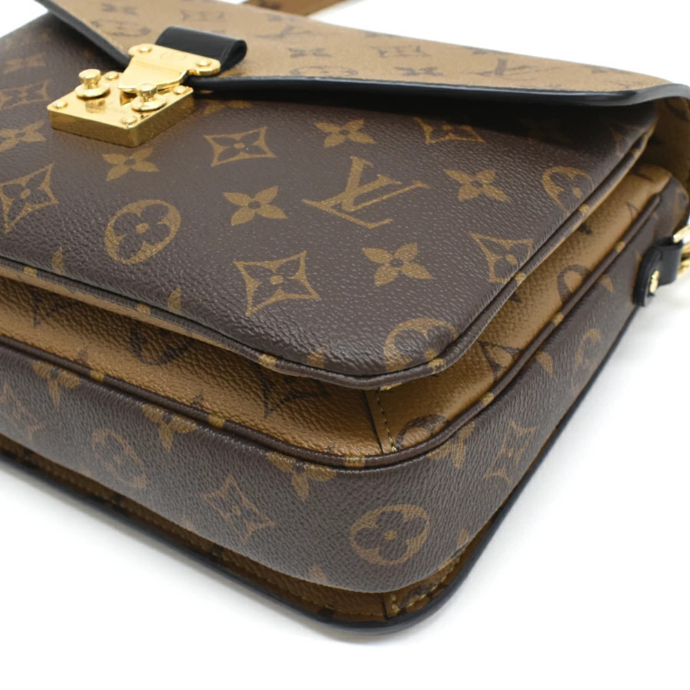 Louis Vuitton Monogram Metis Bag Reverse Handbag Pochette Shoulder Brown - Picture 5 of 8
